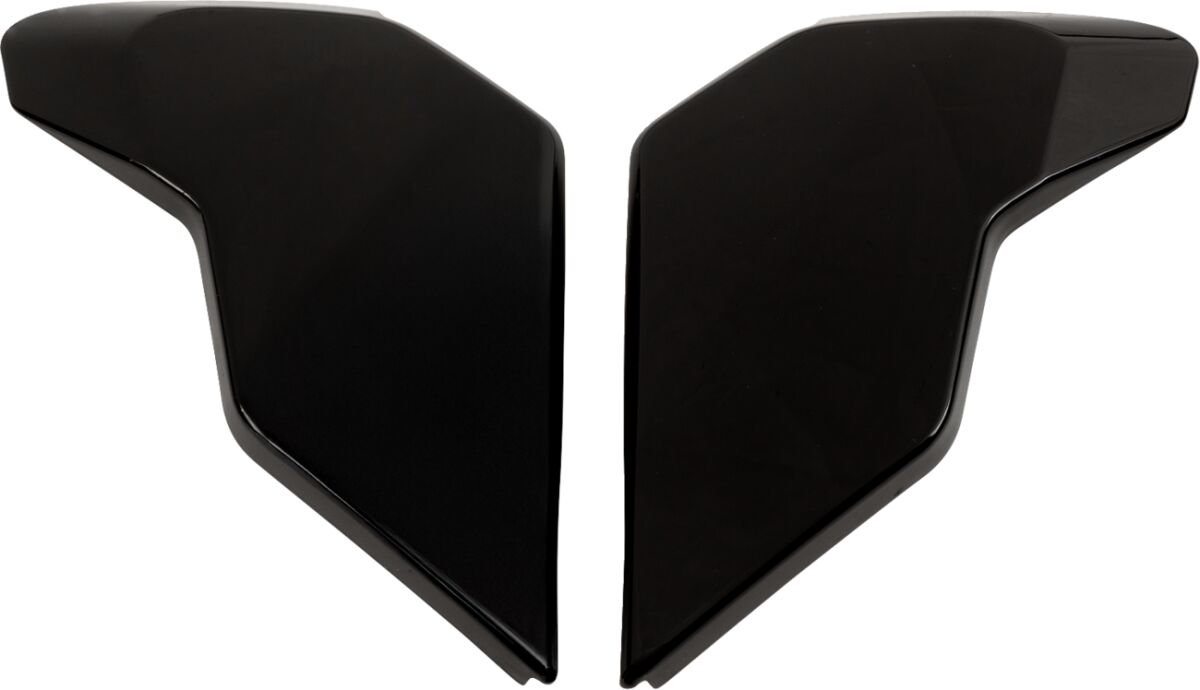 Hjelm utvendige deler, Ultraflite Side Plates - Gloss Black — Icon 0133-1712