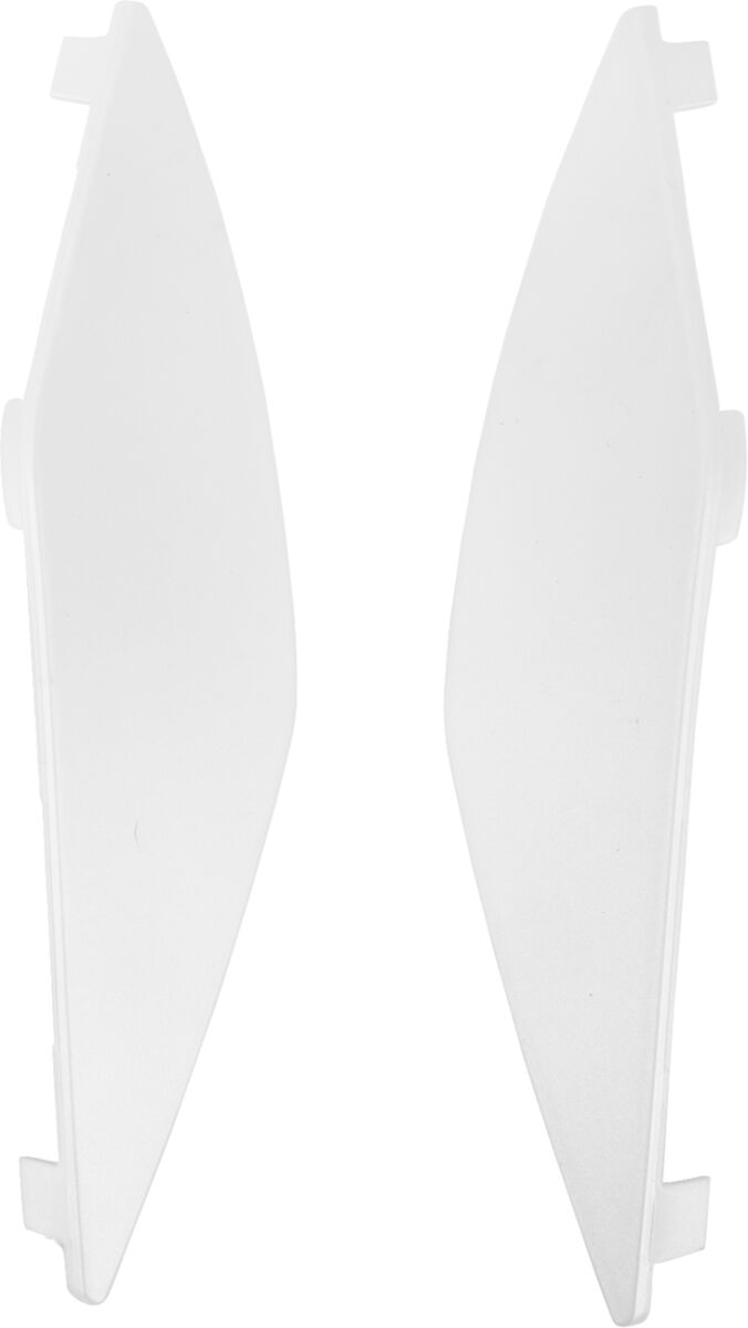 Hjelm utvendige deler, Forehead Vent Threshold Matte White — Icon 0133-1778