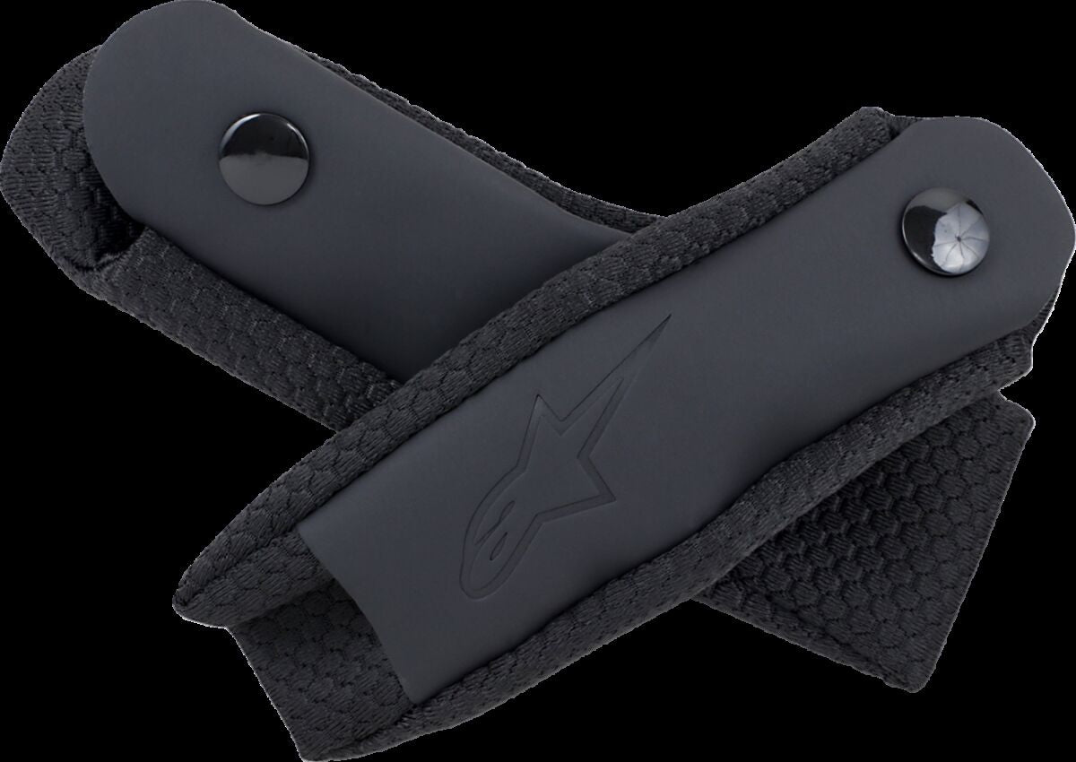 Hjelm innmat og deler, Chin Strap Cover Set Black — Alpinestars 8983319-10-OS