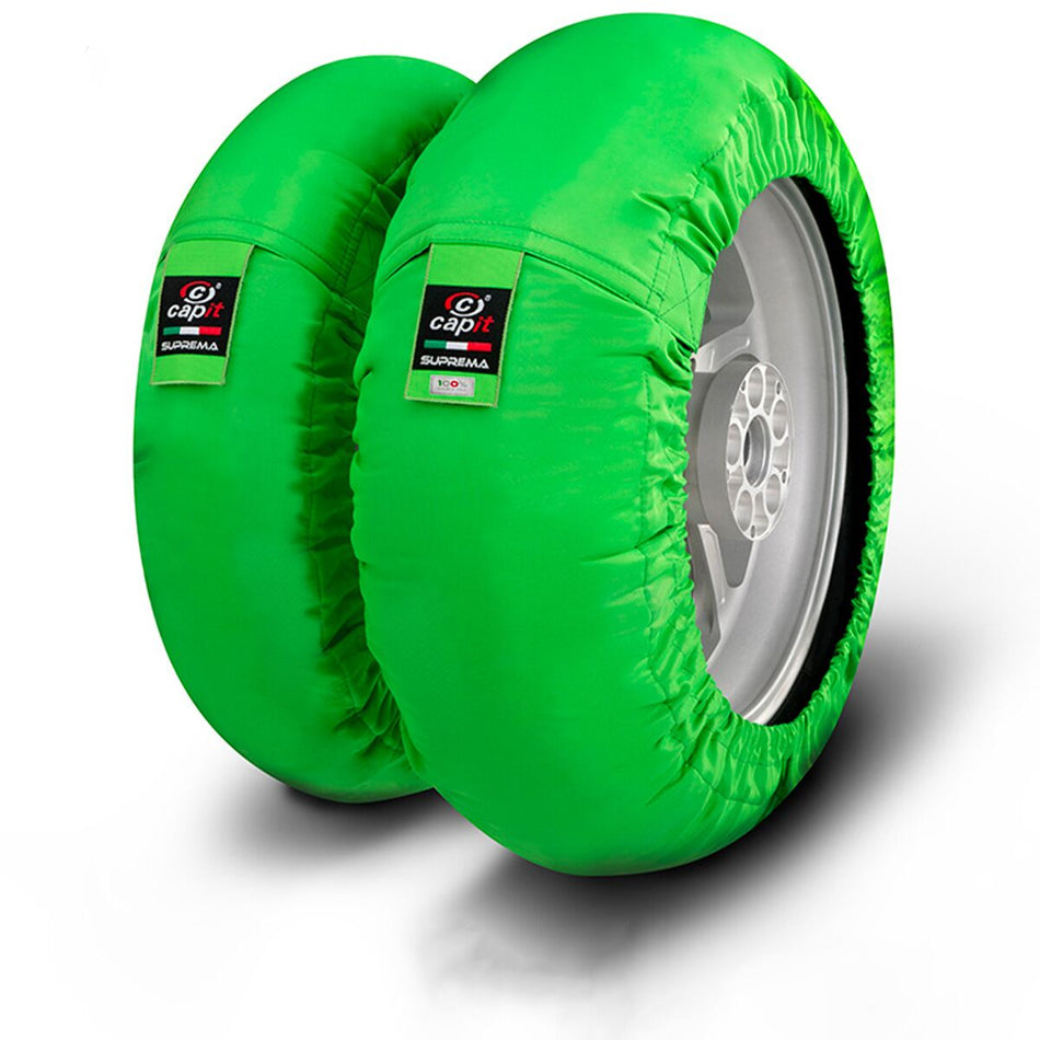 Dekkvarmere, Tire Wrm Sbk M/XXL Green — Capit SU205D01