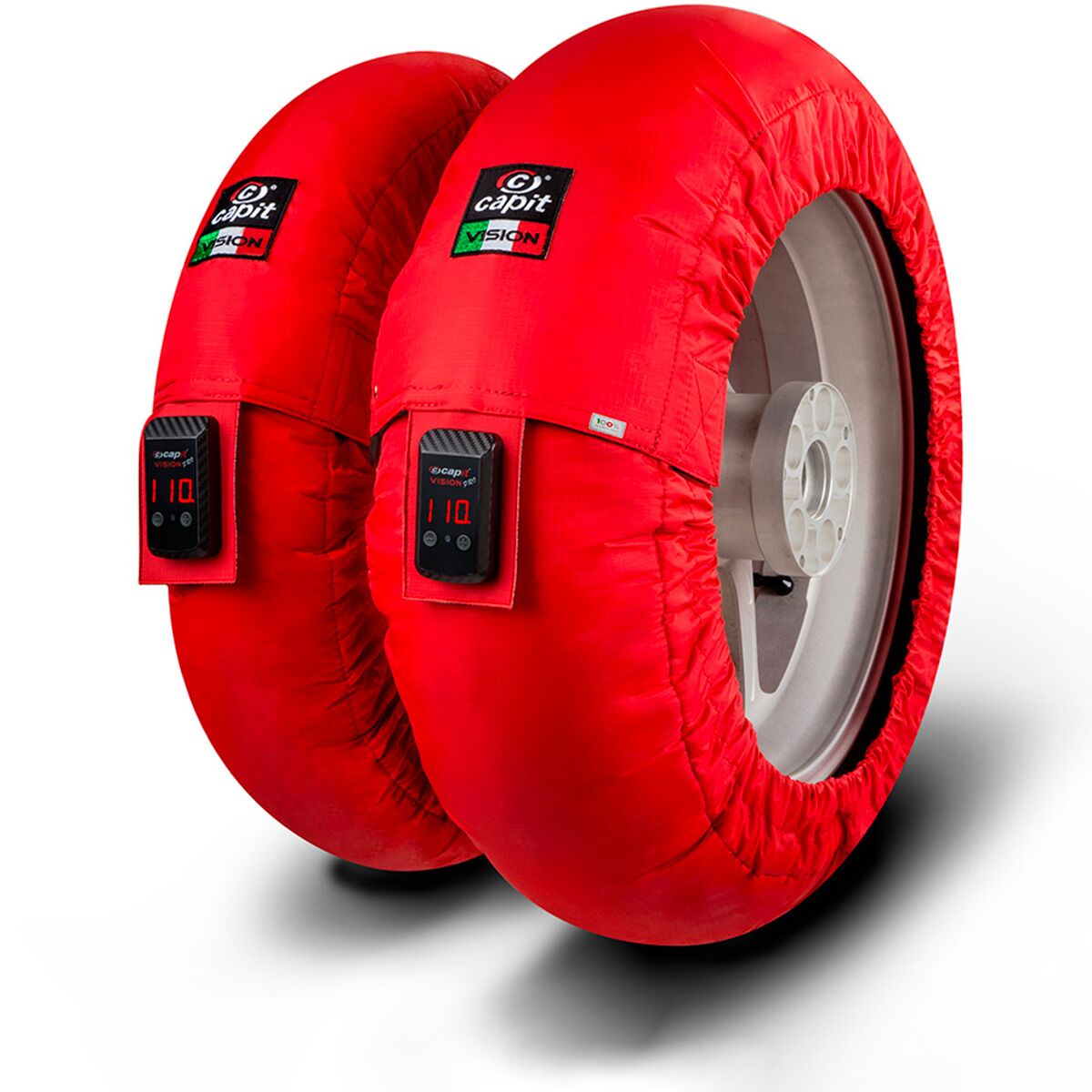 Dekkvarmere, Tire Wrm Sbk M/XXL Vis Red — Capit SU205C21