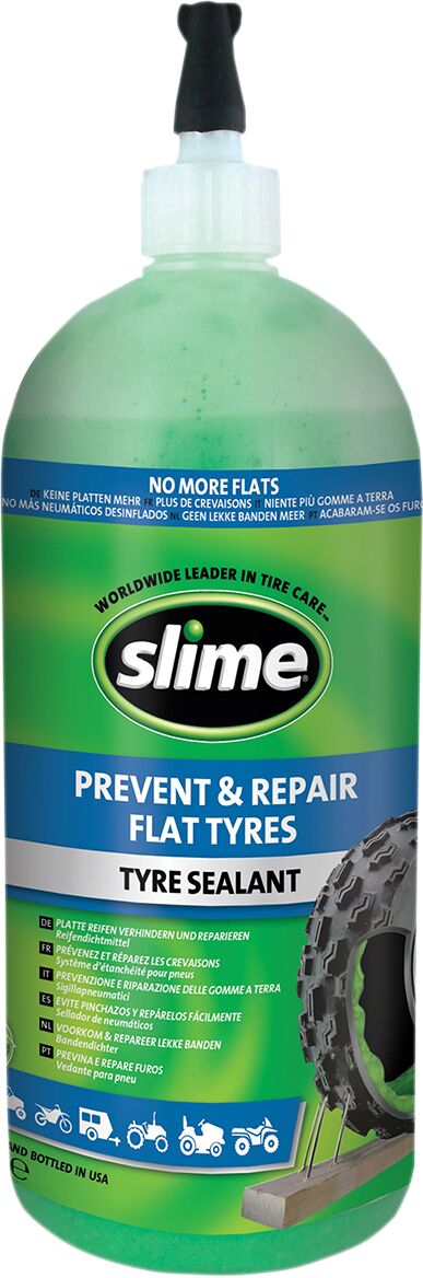 Dekkreparasjon, PREVENT AND REPAIR TIRE SEALANT 946mL — Slime 10031