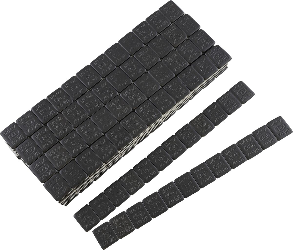 Dekkmontering og balansering, K&L-Supply, Weel Weights, Stick On, 0,25OZ, Black, 360 Pieces — K&L Supply 32-8124