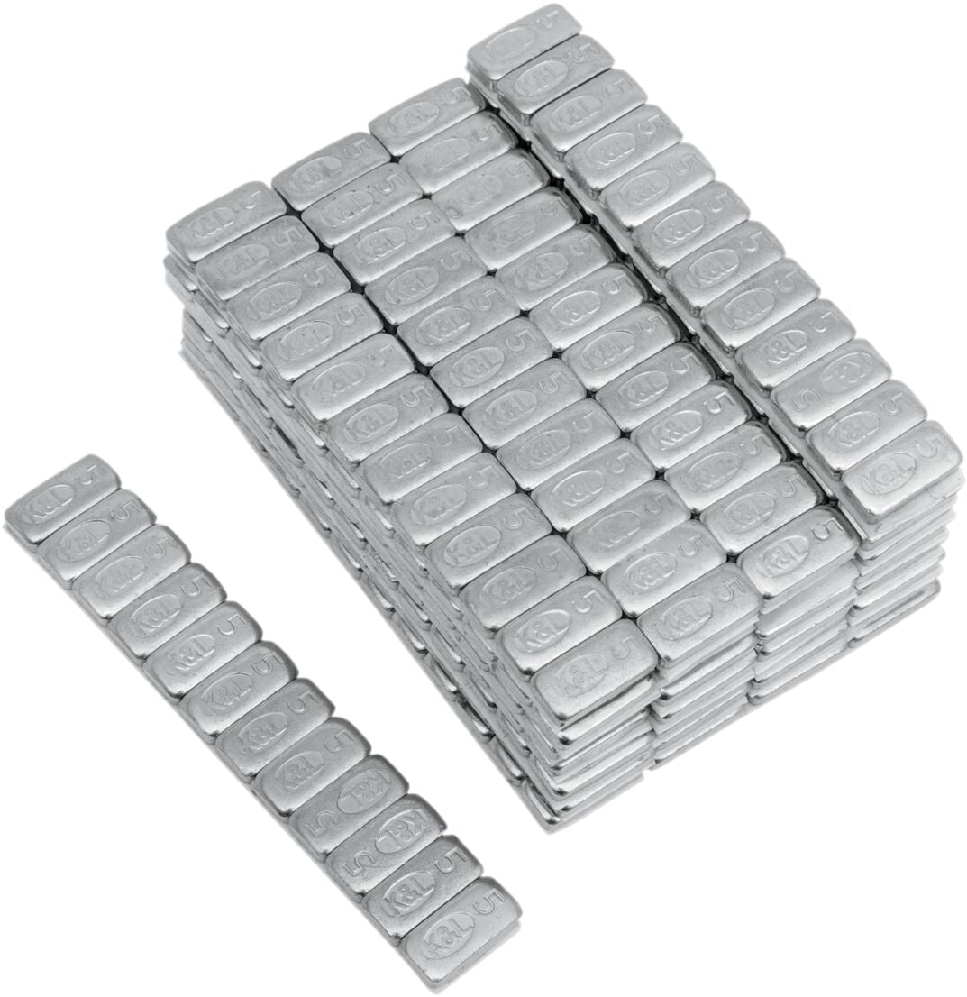 Dekkmontering og balansering, K&L-Supply, Weel Weights, Stick On, 5G, Chrome — K&L Supply 32-8087