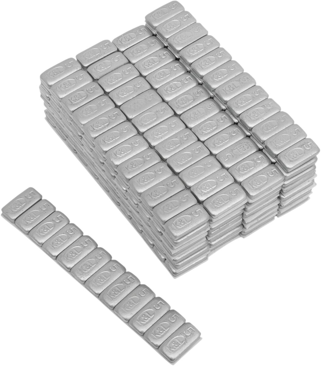 Dekkmontering og balansering, K&L-Supply, Weel Weights, Stick On, 5G, Silver — K&L Supply 32-8091