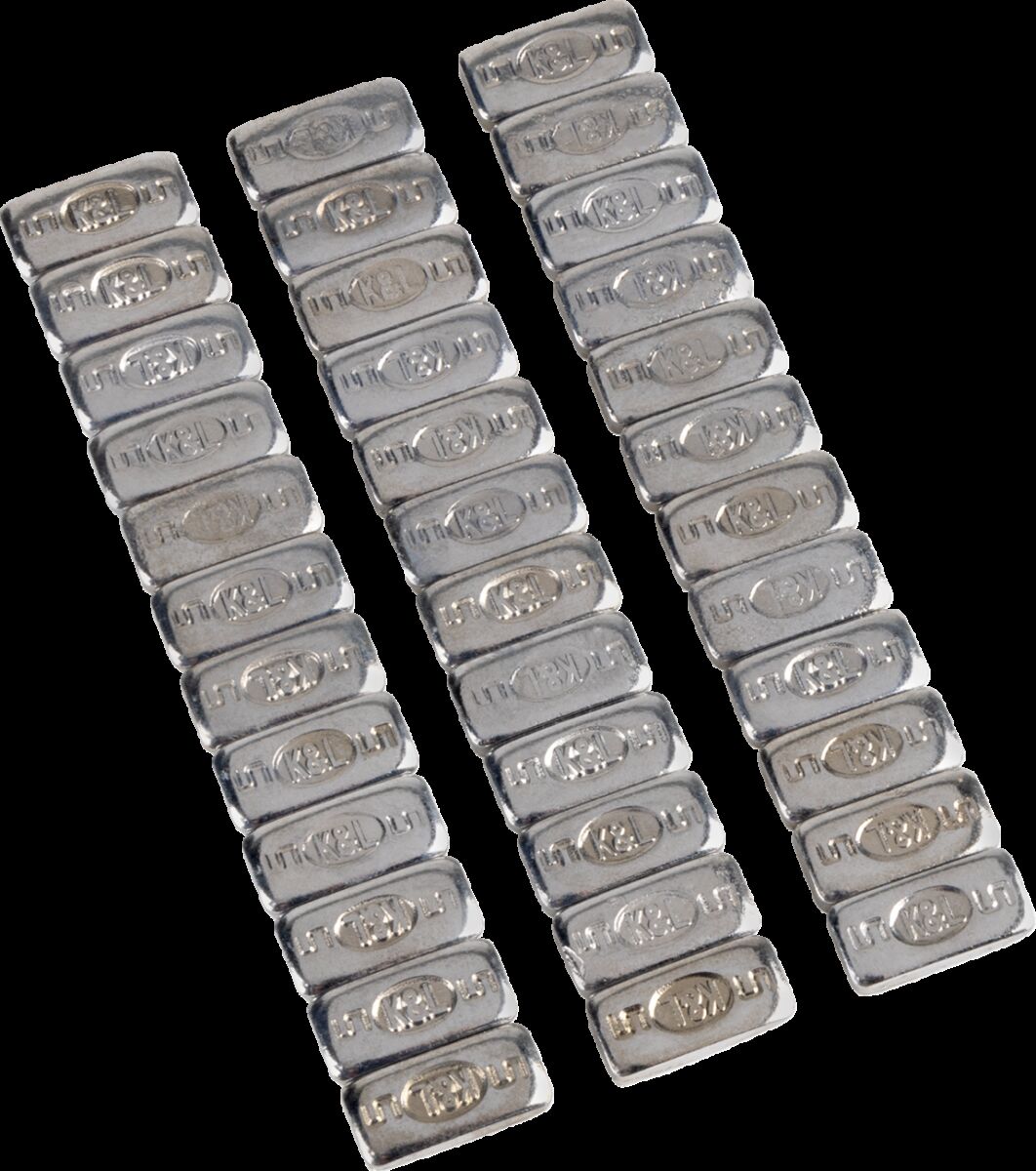 Dekkmontering og balansering, K&L-Supply, Weel Weights, Stick On, 5G, Chrome — K&L Supply 32-2398