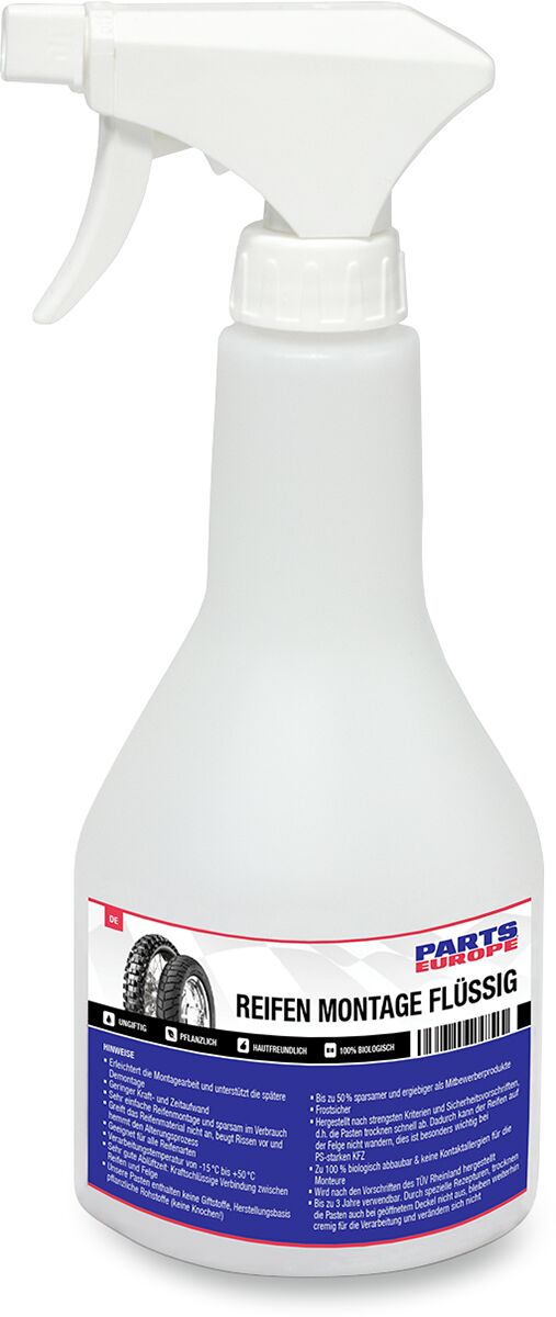 Dekkmontering og balansering, PE Mtg Lube Spray 500ML — Parts Europe 40408