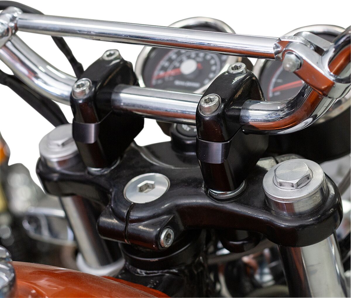 Styrefester og forhøyere til Royal Enfield CONTINENTAL GT 650 EFI ABS — S&S Cycle 570-0003