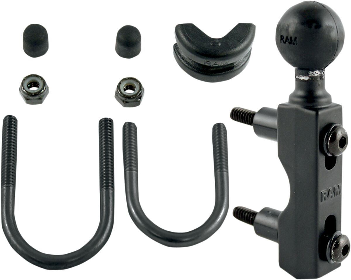 Styretilbehør, Ram Mount Combination Base For Handlebar OR Reservoir With 1" Ball — Ram Mounts RAM-B-309-7