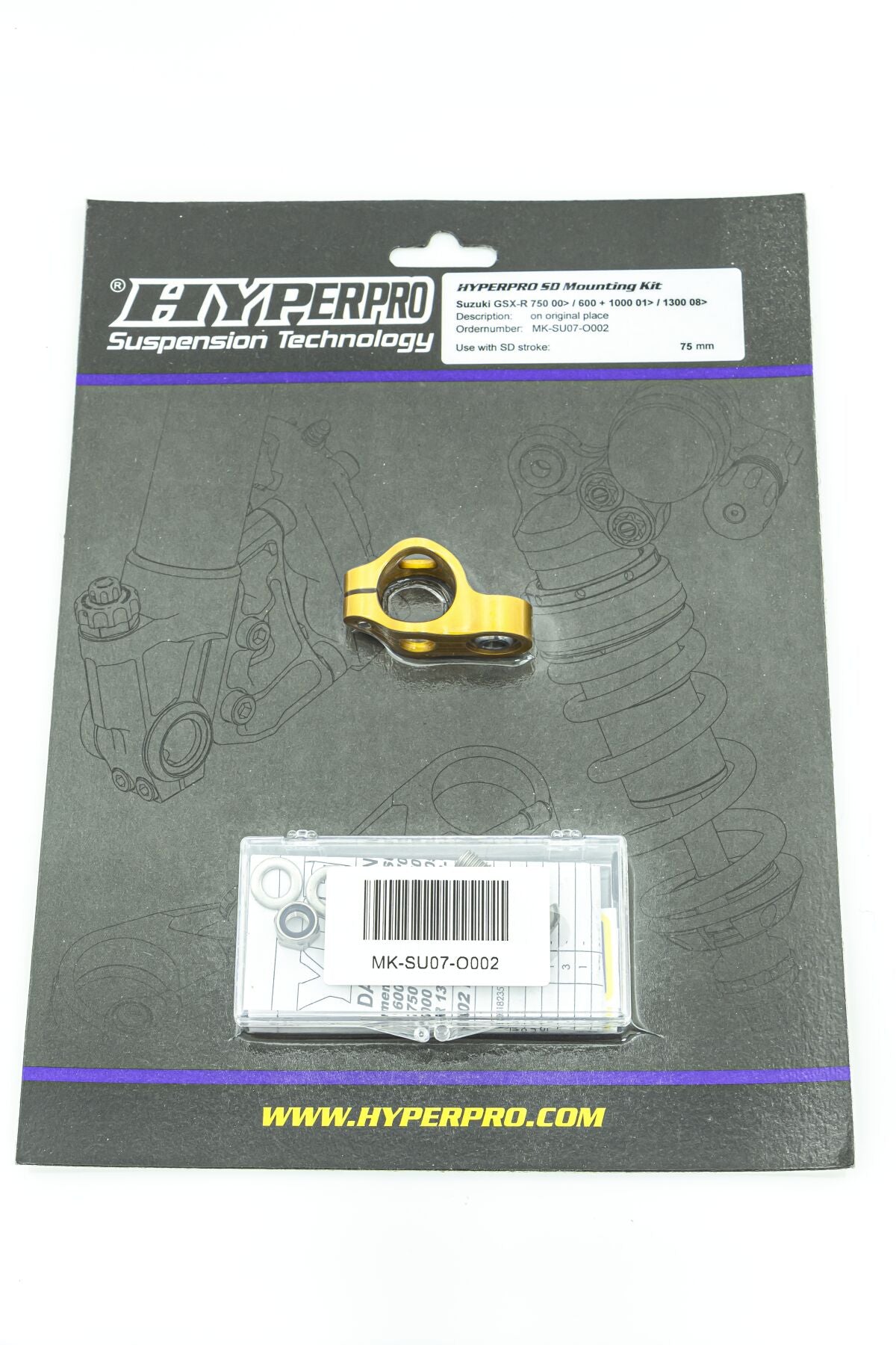 Styredempere til Suzuki — Hyperpro MK-SU07-O002