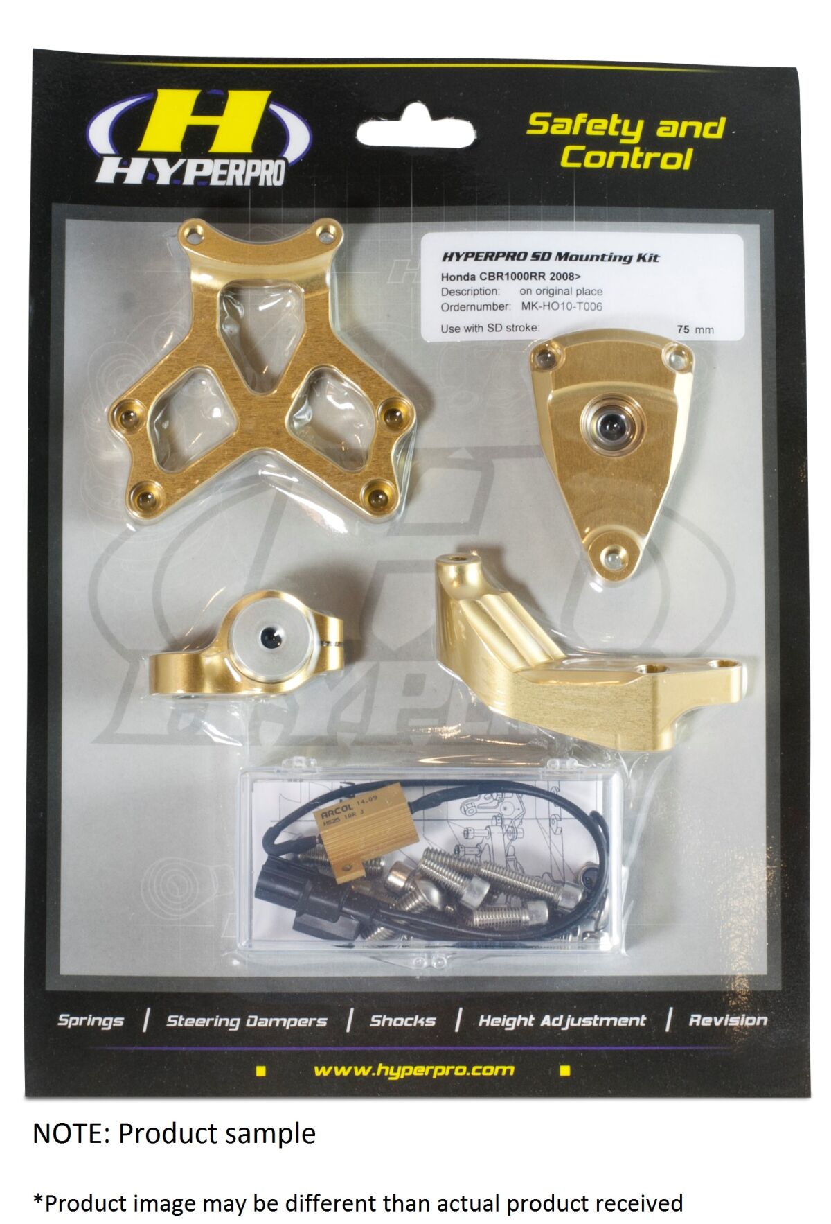 Styredempere til Yamaha — Hyperpro MK-YA10-T008