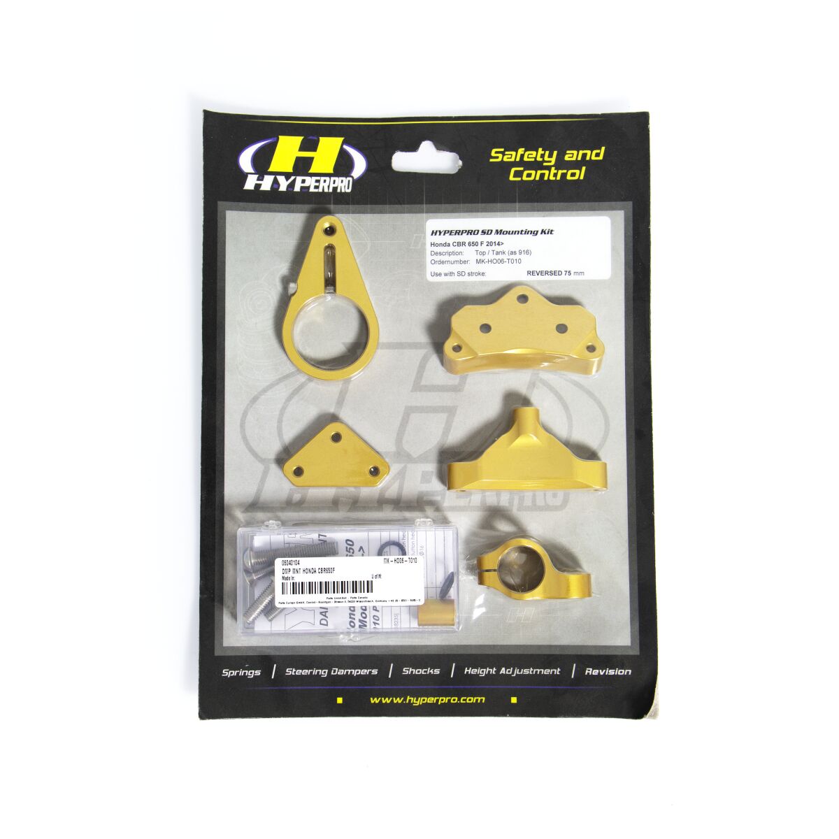 Styredempere til Honda CBR 650 F — Hyperpro MK-HO06-T010
