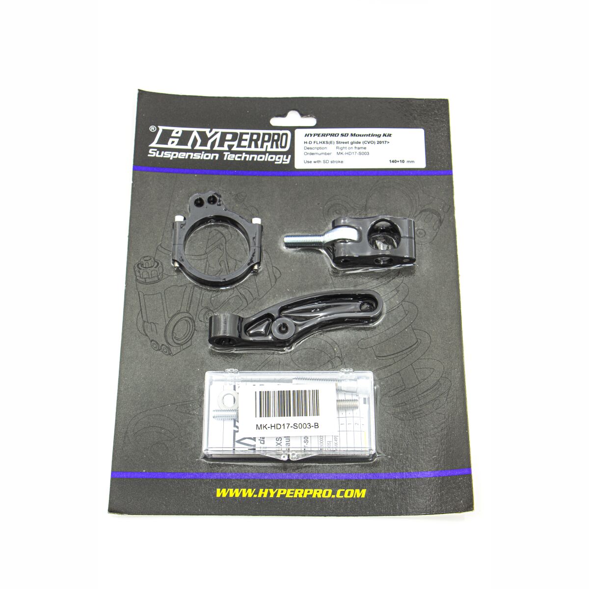 Styredempere til Harley-Davidson FLHXSE 1868 ABS — Hyperpro MK-HD17-S003-B