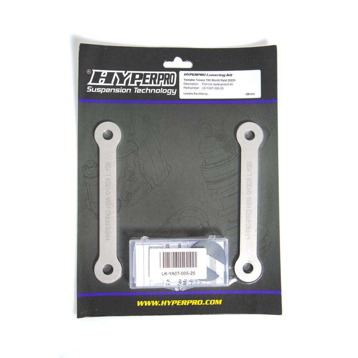Styredempere til Yamaha XTZ 690 — Hyperpro LK-YA07-005-25