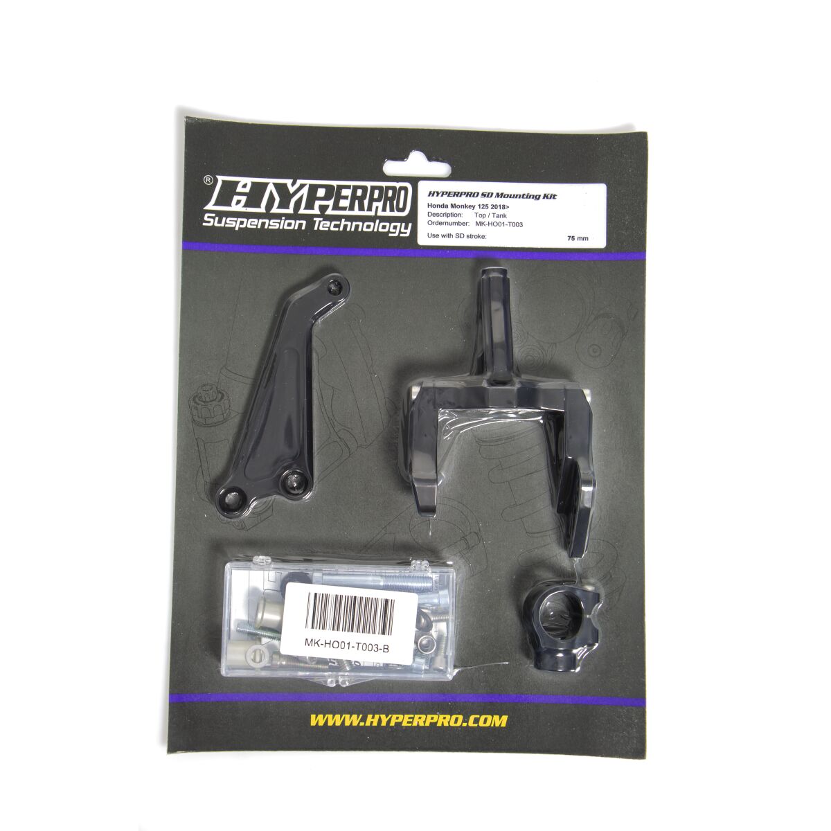 Styredempere til Honda Z 125 — Hyperpro MK-HO01-T003-B