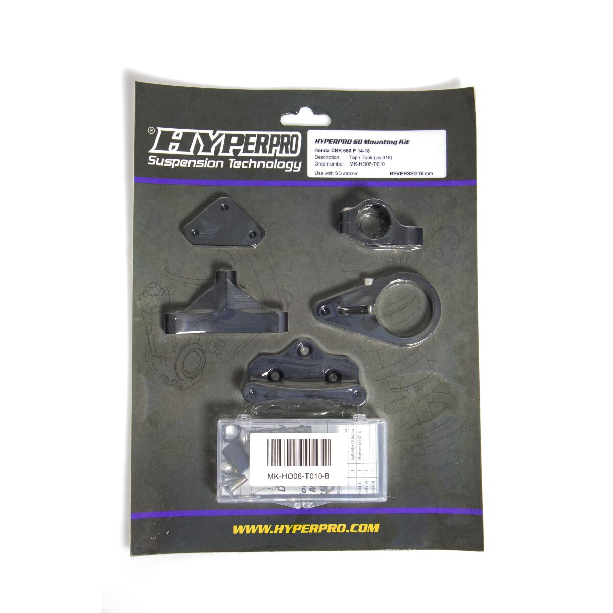 Styredempere til Honda CB 650 F — Hyperpro MK-HO06-T010-B