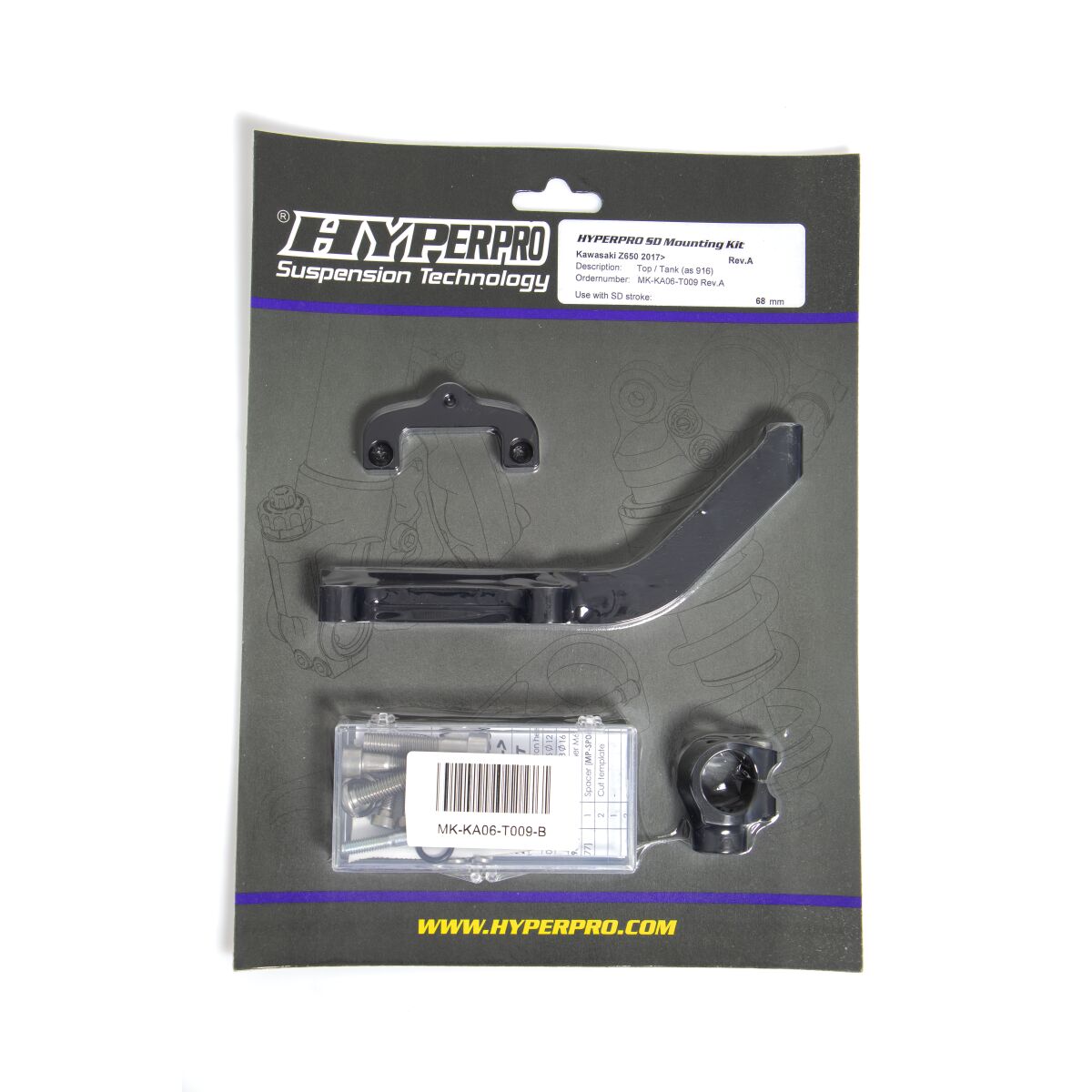 Styredempere til Kawasaki Z 650 — Hyperpro MK-KA06-T009-B