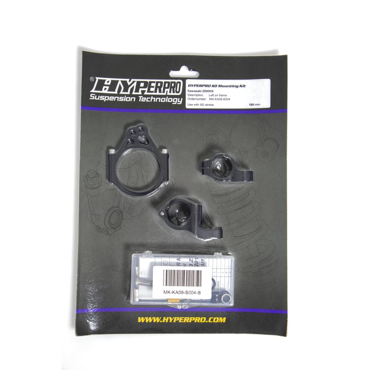 Styredempere til Kawasaki Z 900 RS ABS — Hyperpro MK-KA09-S004-B