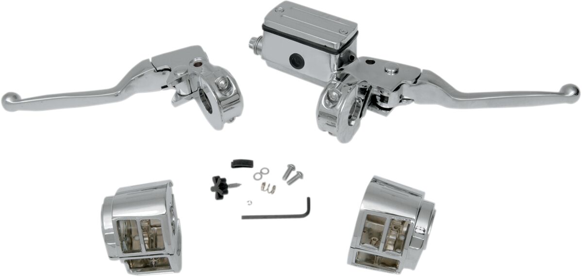 Bremse- og clutchhendler sett til Harley-Davidson — Drag Specialties 07-542NU