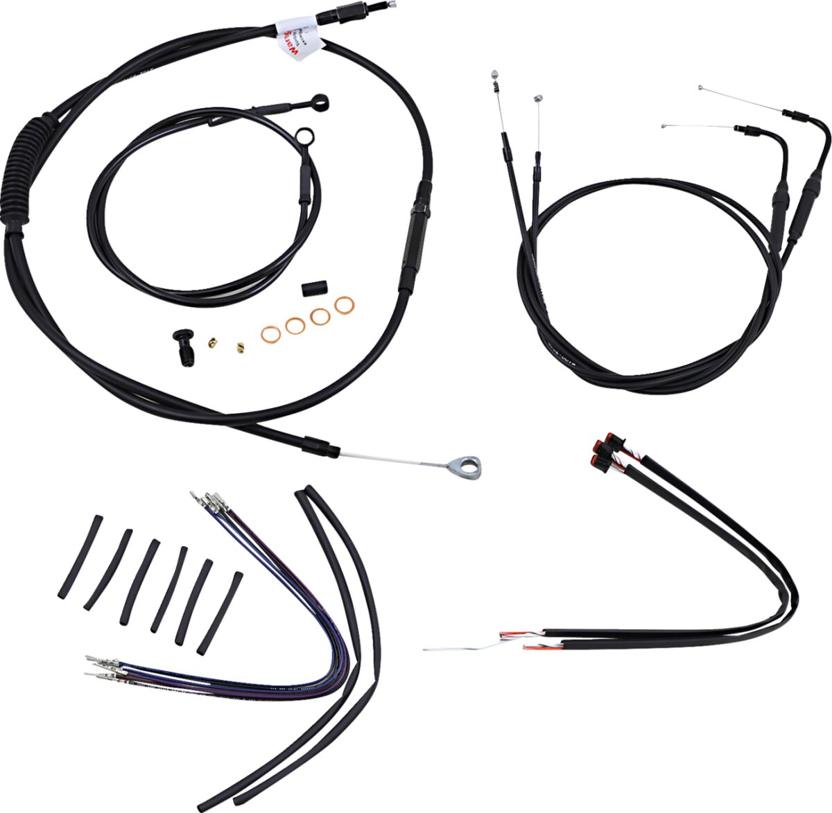 Wire- og slangesett til Harley-Davidson — Burly Brand B30-1124