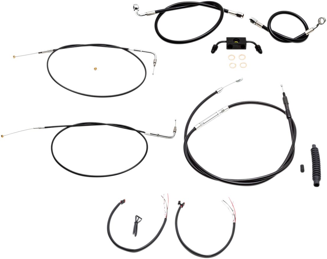 Wire- og slangesett til Harley-Davidson — La Choppers LA-8321KT2-16B