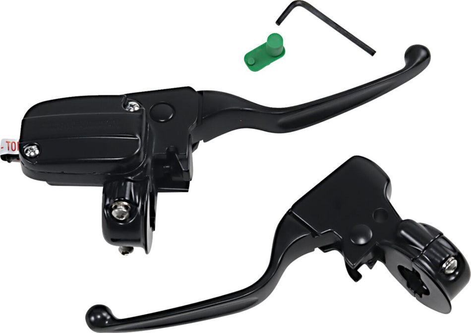 Bremse- og clutchhendler sett til Harley-Davidson — Drag Specialties H07-0780MB-A