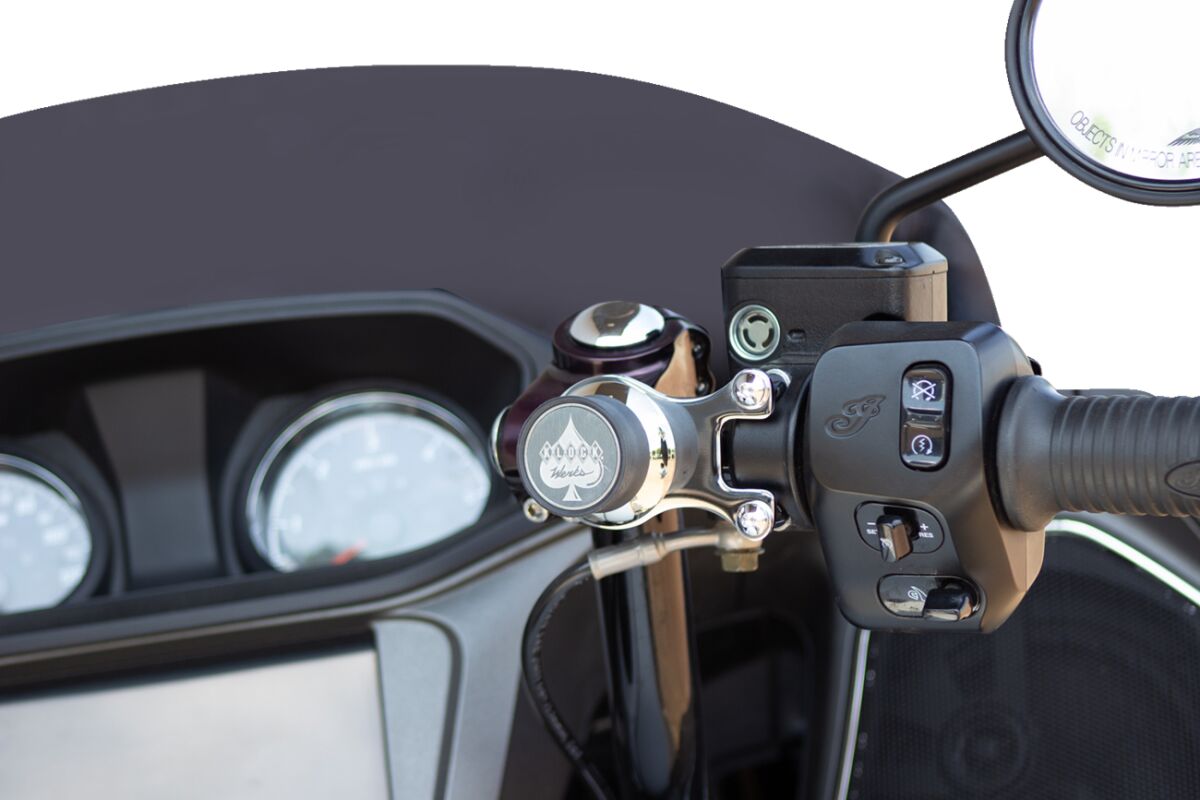 Styretilbehør til Indian CHALLENGER 108 ABS — Klock Werks KWD-04-0609-C