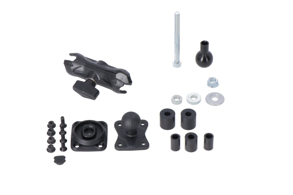 Styretilbehør, GPS Mount Kit T-Lock Head Tube — SW-Motech GPS.00.308.35400