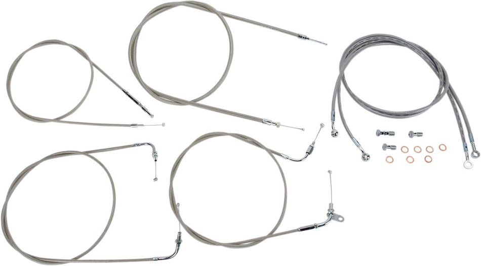Wire- og slangesett til Yamaha XVS 1100 A — Baron BA-8042KT-16