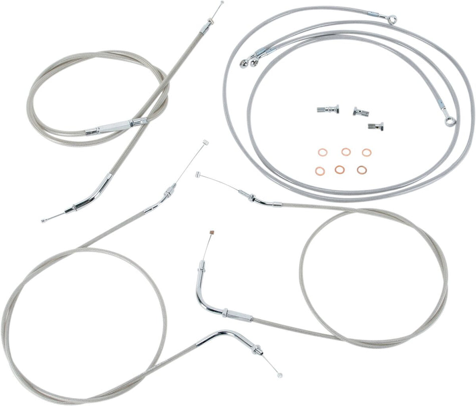 Wire- og slangesett til Yamaha XV 1600 A — Baron BA-8021KT-18