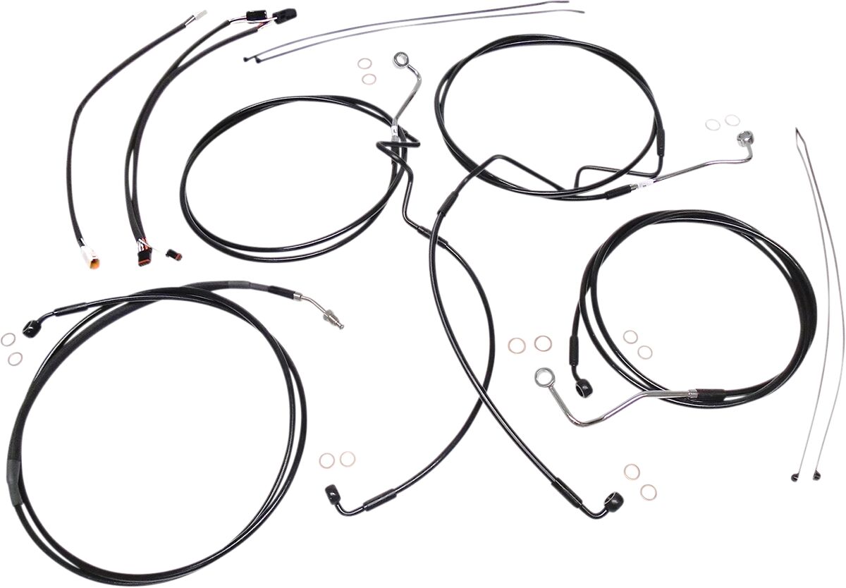 Wire- og slangesett, foran til Harley-Davidson — Magnum Shielding 486691