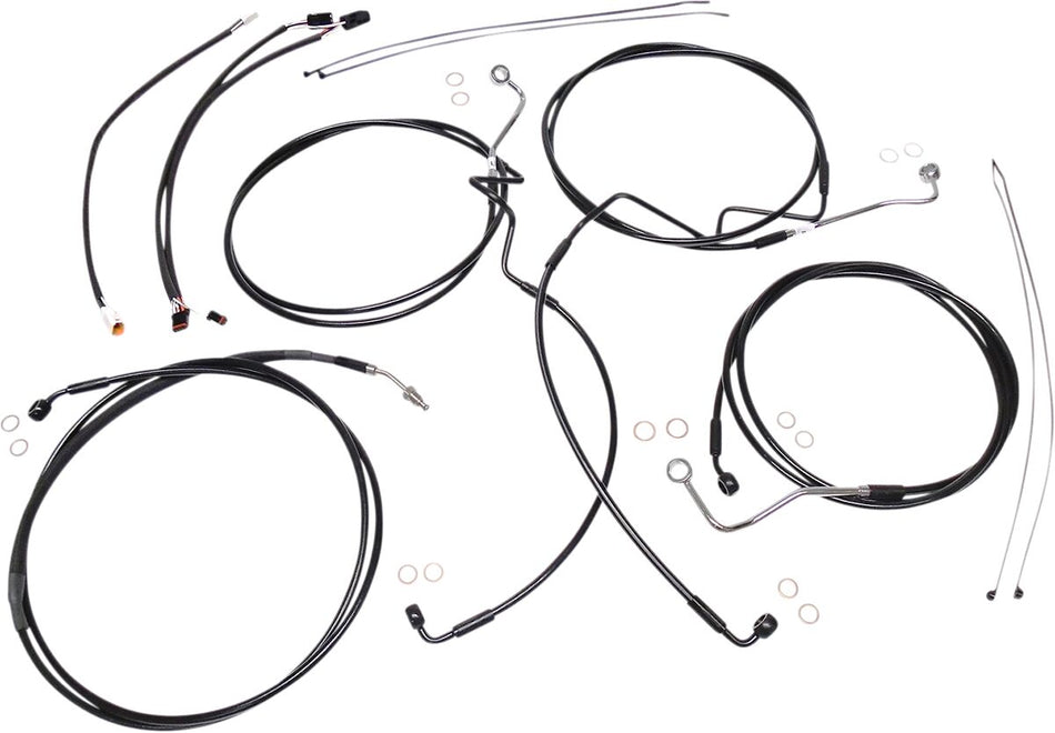 Wire- og slangesett, foran til Harley-Davidson — Magnum Shielding 486691