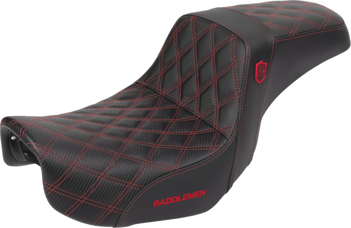 Seter Harley Dyna til Harley-Davidson — Saddlemen SC80604RED