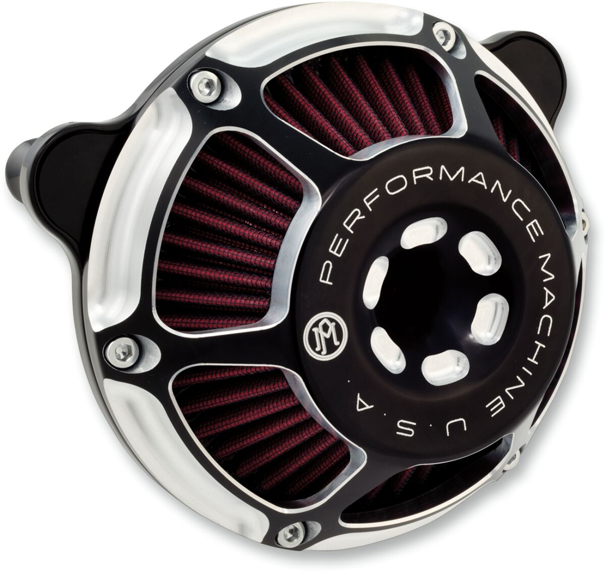 Luftfilterhus og deler til Harley-Davidson — Performance Machine (Pm) 0206-2080-BM