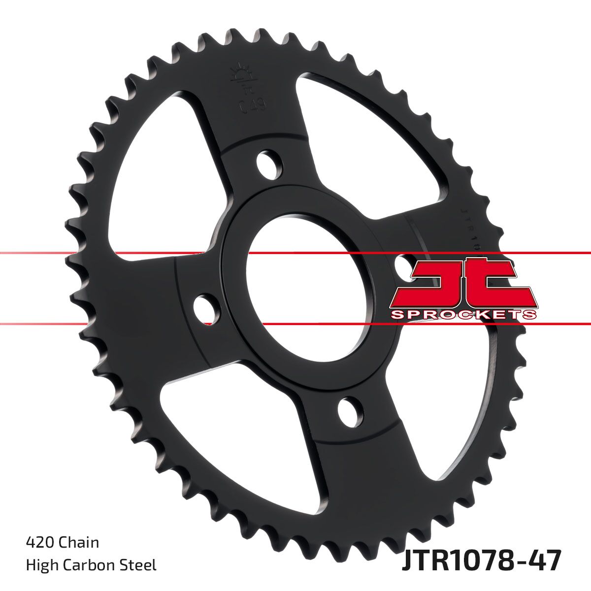 Bakdrev stål 420, 47T — JT Sprockets JTR1078.47