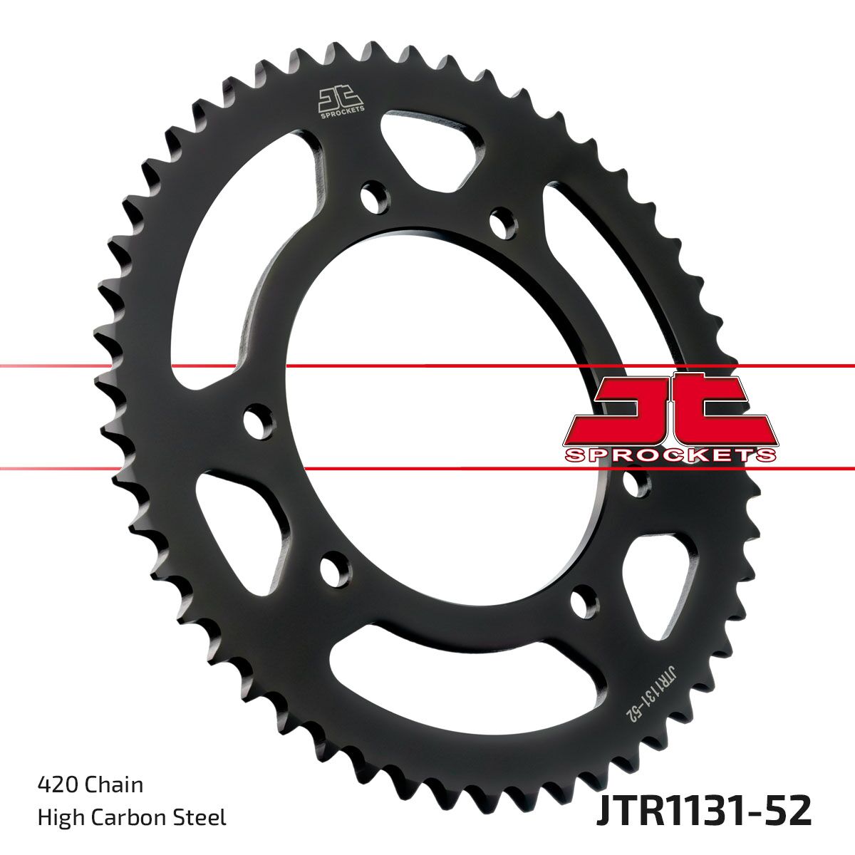 Bakdrev stål 420, 52T — JT Sprockets JTR1131.52