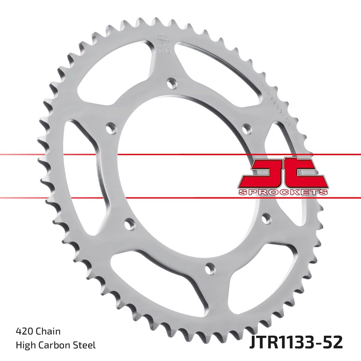 Bakdrev stål 420, 52T — JT Sprockets JTR1133.52