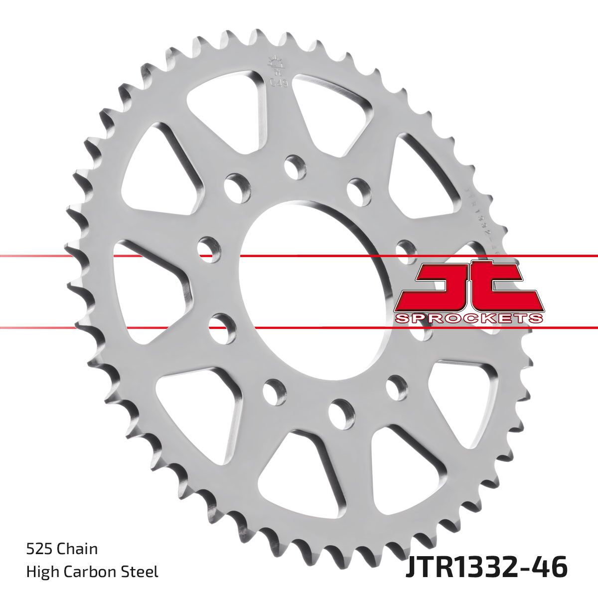 Bakdrev stål 525, 46T — JT Sprockets JTR1332.46