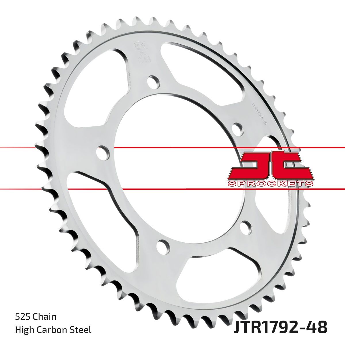 Bakdrev stål 525, 48T — JT Sprockets JTR1792.48