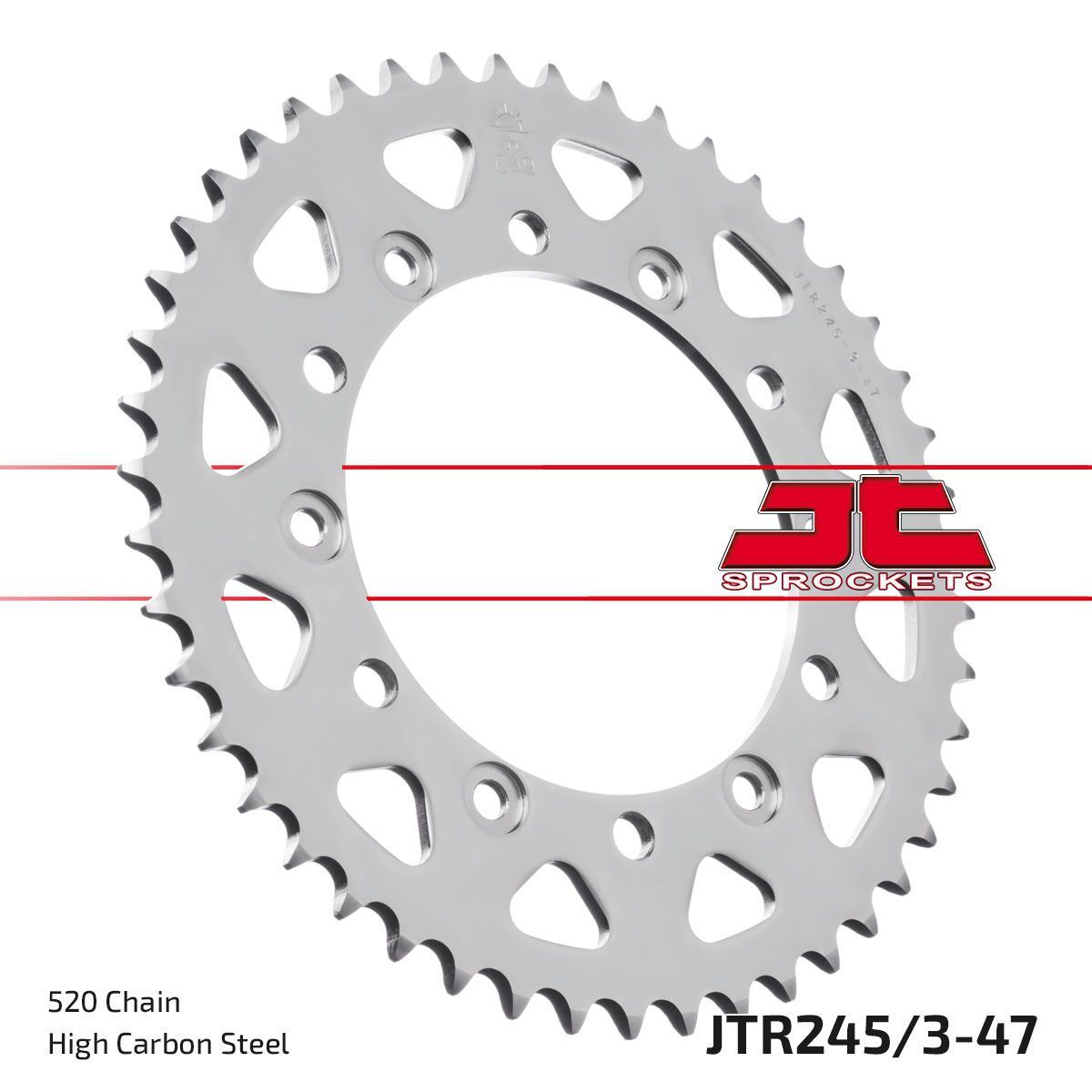 Bakdrev stål 520, 47T — JT Sprockets JTR245/3.47