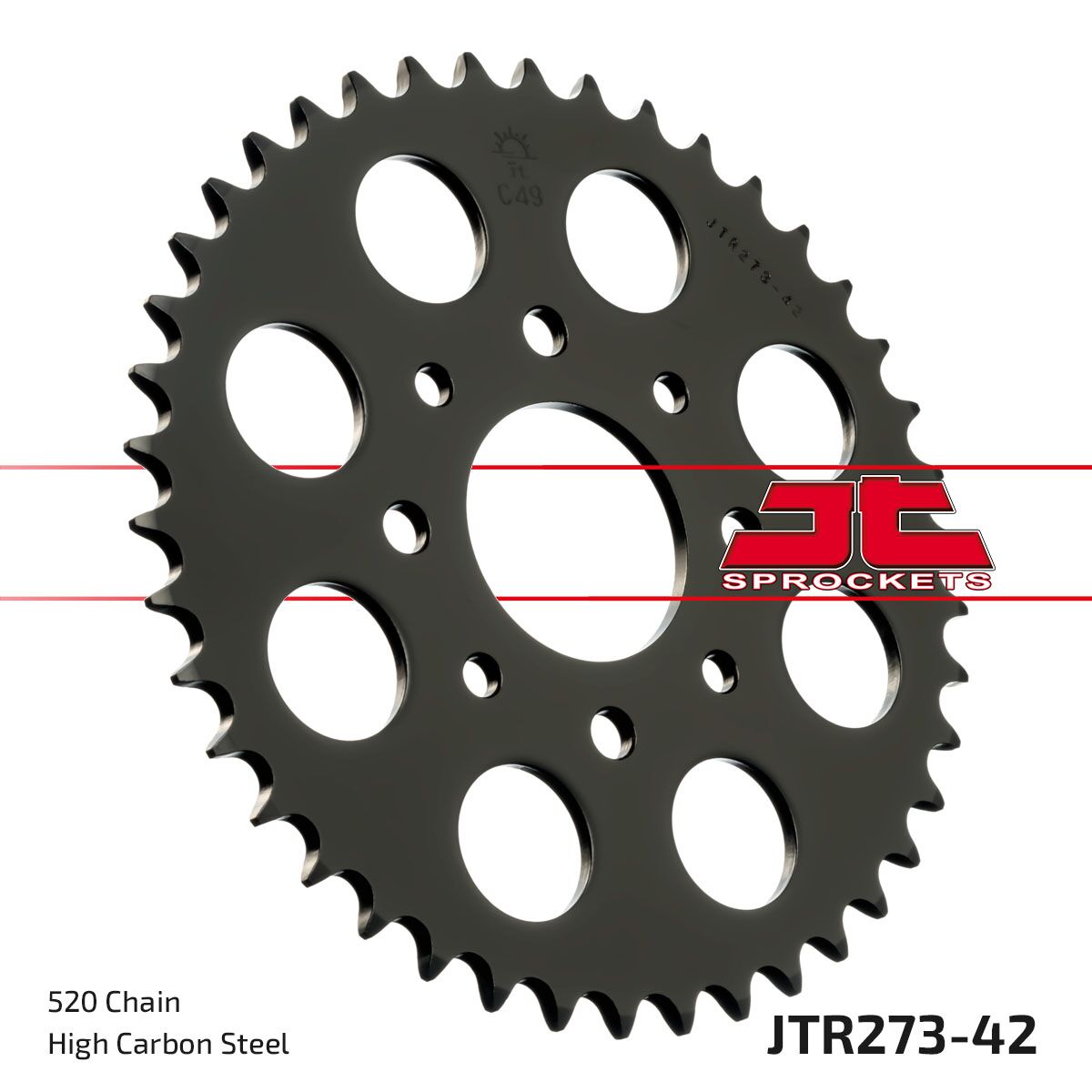 Bakdrev stål 520, 42T — JT Sprockets JTR273.42