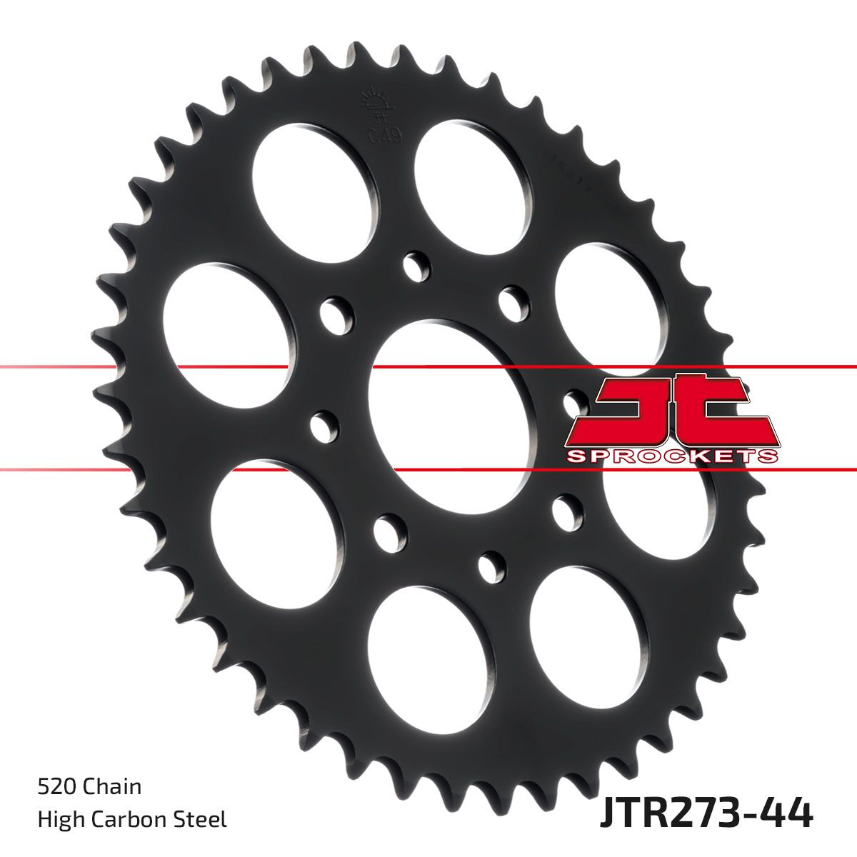 Bakdrev stål 520, 44T — JT Sprockets JTR273.44