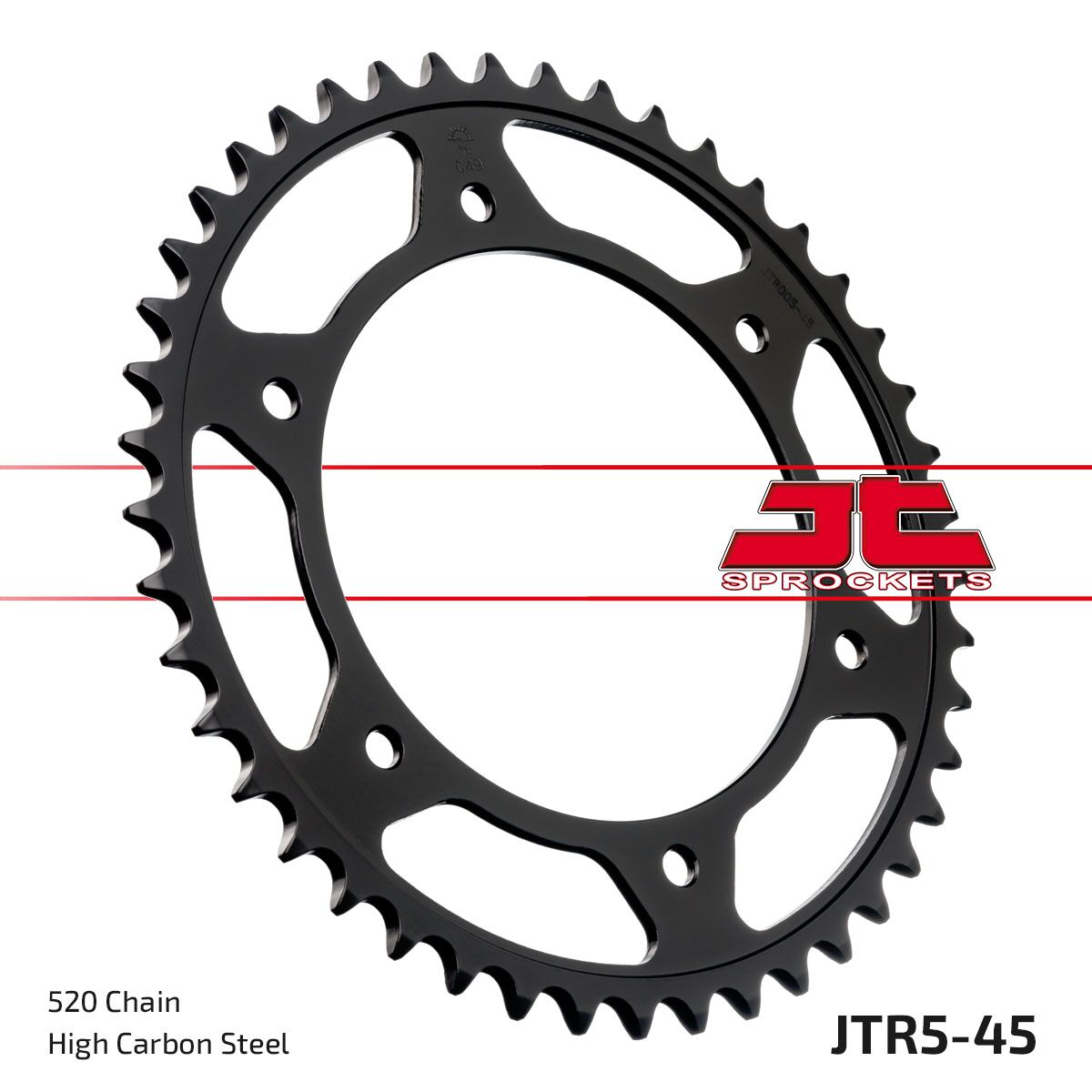 Bakdrev stål 520, 45T — JT Sprockets JTR5.45