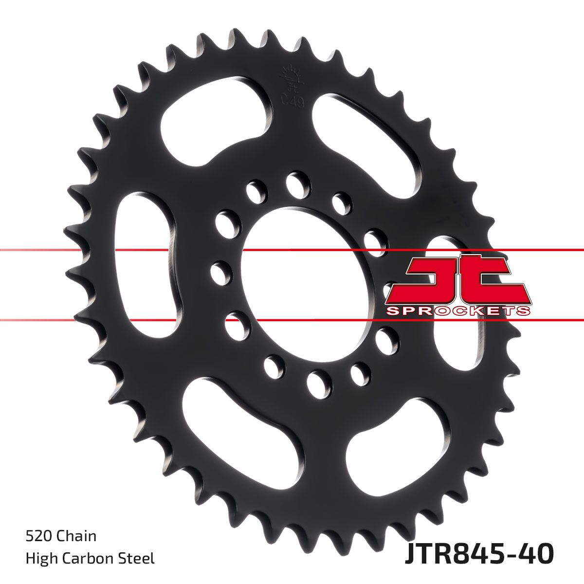 Bakdrev stål 520, 40T til Yamaha — JT Sprockets JTR845.40