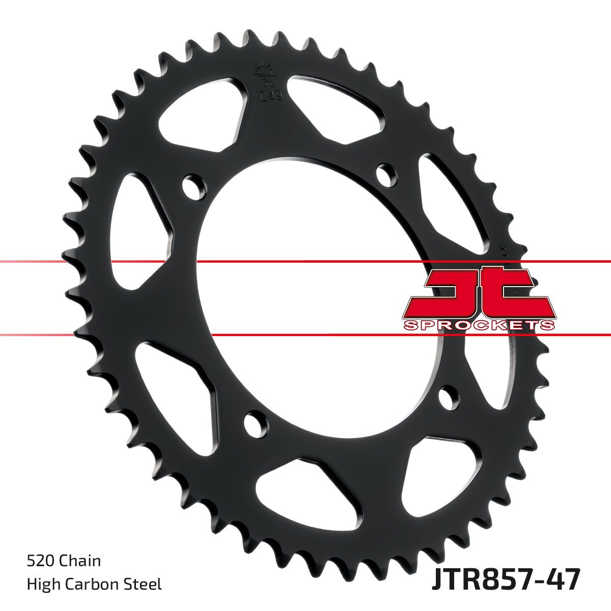 Bakdrev stål 520, 47T — JT Sprockets JTR857.47