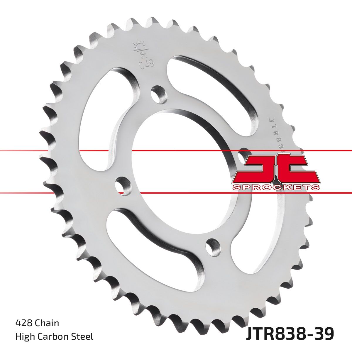 Bakdrev stål 428, 39T — JT Sprockets JTR838.39