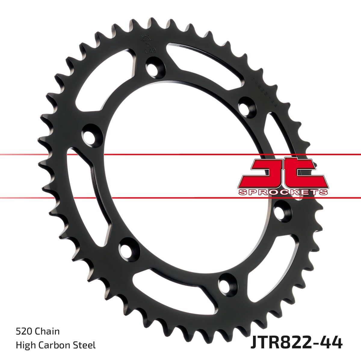 Bakdrev stål 520, 44T — JT Sprockets JTR822.44