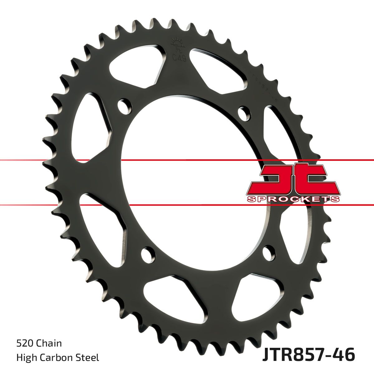 Bakdrev stål 520, 46T — JT Sprockets JTR857.46