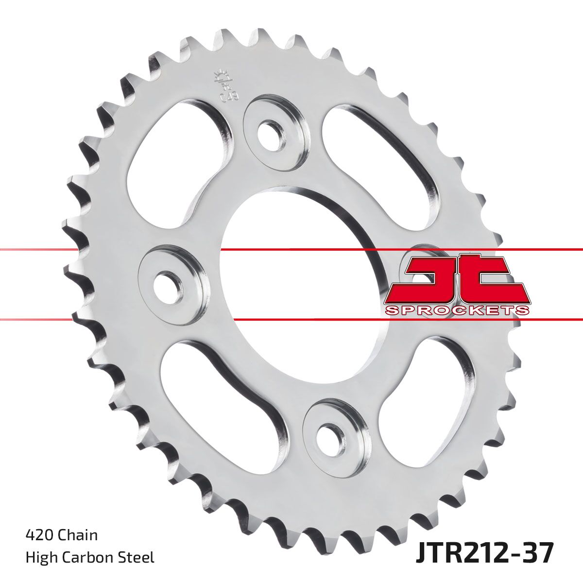 Bakdrev stål 420, 37T til Honda — JT Sprockets JTR212.37