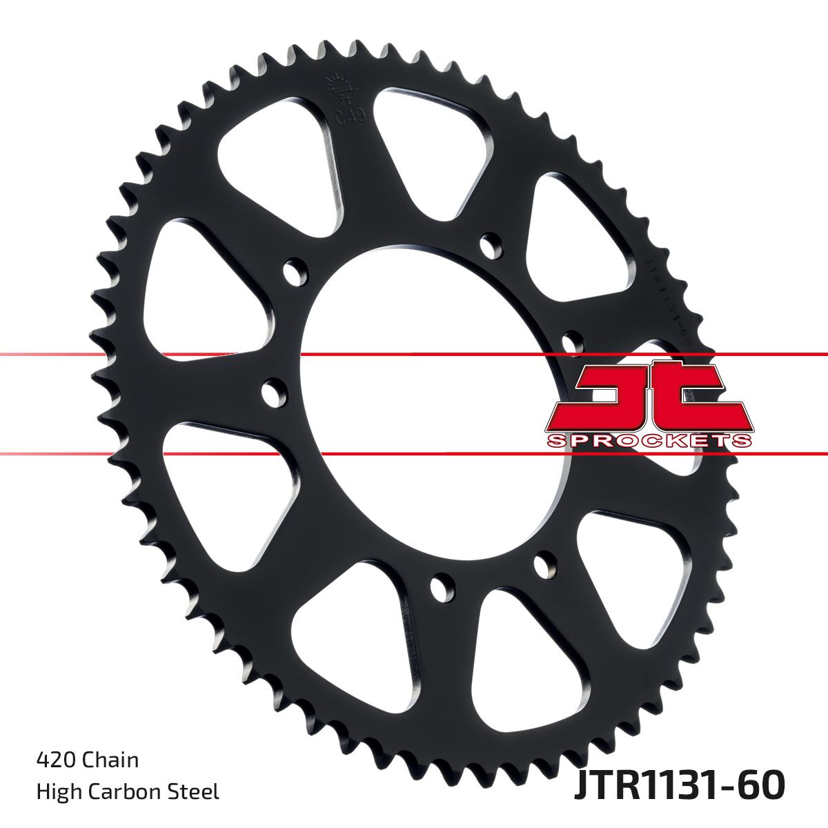 Bakdrev stål 420, 60T — JT Sprockets JTR1131.60